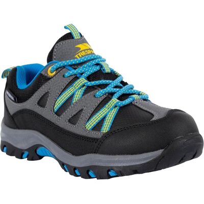 Trespass, Jungen, Wanderschuhe, GILLON II halbhohe unisex Outdoor Schuhe (38), Schwarz, Mehrfarbig, Blau, Grau Trespass, Jungen, Wanderschuhe, GILLON II halbhohe unisex Outdoor Schuhe (38), Schwarz, Mehrfarbig, Blau, Grau