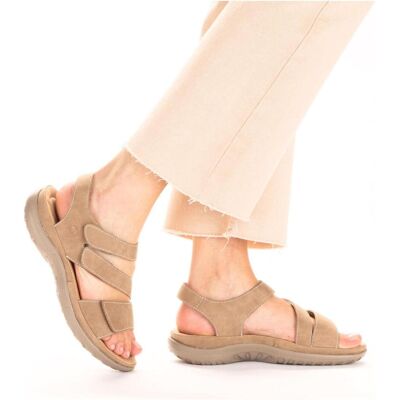 Rieker, Damen, Sandalen, 64870 - 58259, Beige, (37) Rieker, Damen, Sandalen, 64870 - 58259, Beige, (37)