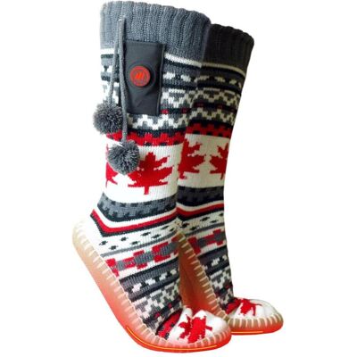 Glovii, Damen, Hausschuhe, GOBM Slipper Weiblich Erwachsener, Rot, Weiss, Grau, (37, 39, 40) Glovii, Damen, Hausschuhe, GOBM Slipper Weiblich Erwachsener, Rot, Weiss, Grau, (37, 39, 40)