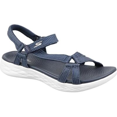 Skechers Damen, Sandalen, On The Go 600 Brilliancy, Blau, (41) Skechers Damen, Sandalen, On The Go 600 Brilliancy, Blau, (41)