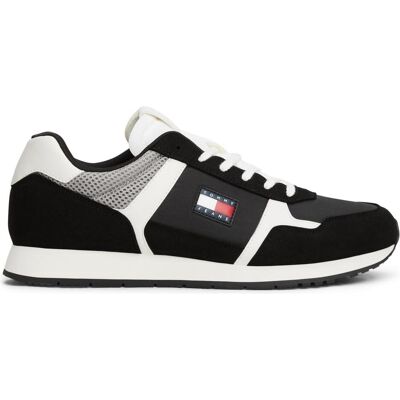 Tommy Hilfiger Herren, Sneakers, Tjm Runner Casual, Schwarz, (43) Tommy Hilfiger Herren, Sneakers, Tjm Runner Casual, Schwarz, (43)