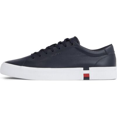 Tommy Hilfiger Herren, Sneakers, Modern Vulc Corporate Leather - 58201, Blau, (45) Tommy Hilfiger Herren, Sneakers, Modern Vulc Corporate Leather - 58201, Blau, (45)