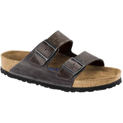 Birkenstock, Herren, Sandalen, Arizona Nubukleder Schmal, Grau, (40) Birkenstock, Herren, Sandalen, Arizona Nubukleder Schmal, Grau, (40)