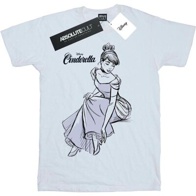 Disney Damen, Shirts, Cinderella Slipper Sketch TShirt, Weiss, (4XL) Disney Damen, Shirts, Cinderella Slipper Sketch TShirt, Weiss, (4XL)