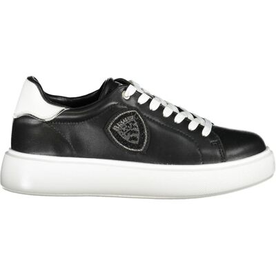 Blauer, Damen, Sneakers, Schwarzes Leder Damen Sneaker, Schwarz, (38) Blauer, Damen, Sneakers, Schwarzes Leder Damen Sneaker, Schwarz, (38)