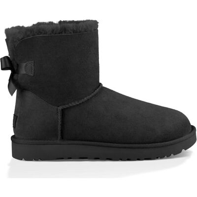 Ugg, Damen, Boots + Stiefel, Mini Bailey Bow II, Schwarz, (37) Ugg, Damen, Boots + Stiefel, Mini Bailey Bow II, Schwarz, (37)