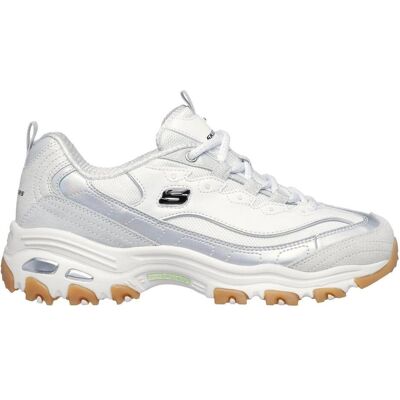 Skechers Damen, Sneakers, D Lites Dazzling Shine, Weiss, (39) Skechers Damen, Sneakers, D Lites Dazzling Shine, Weiss, (39)