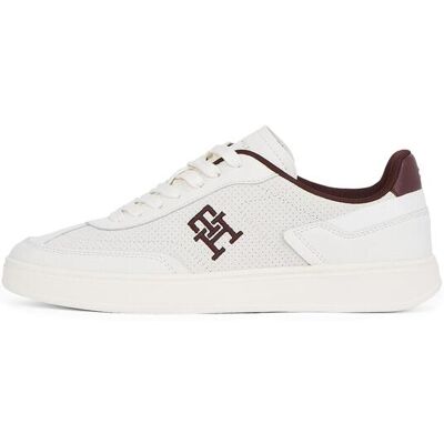 Tommy Hilfiger Damen, Sneakers, Th Heritage Sneaker Perf, Beige, Weiss, (39) Tommy Hilfiger Damen, Sneakers, Th Heritage Sneaker Perf, Beige, Weiss, (39)