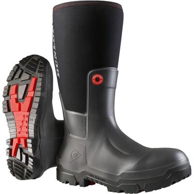 Dunlop Unisex, Gummistiefel, Pioneer Snugboot Onbeveiligd Zwart - Maat 47 OD6000130, Schwarz, (47) Dunlop Unisex, Gummistiefel, Pioneer Snugboot Onbeveiligd Zwart - Maat 47 OD6000130, Schwarz, (47)