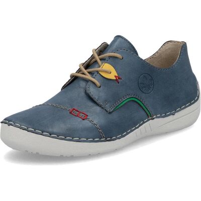 Rieker, Damen, Halbschuhe, 52528-14, Blau, (40) Rieker, Damen, Halbschuhe, 52528-14, Blau, (40)