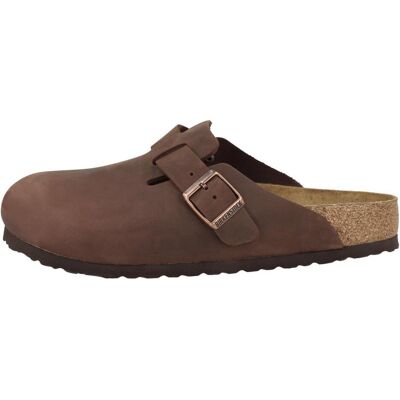 Birkenstock, Unisex, Sandalen, Boston SFB geöltes Naturleder Weichbettung normal - 64069, Braun, (42) Birkenstock, Unisex, Sandalen, Boston SFB geöltes Naturleder Weichbettung normal - 64069, Braun, (42)