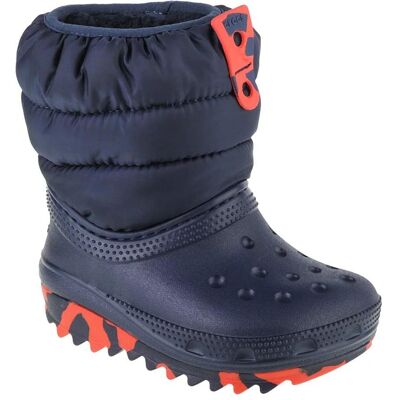 Crocs, Unisex, Boots + Stiefel, Klassischer Neo Puff Boot Kleinkind 207683-410 Granatowe 23, Blau, (23) Crocs, Unisex, Boots + Stiefel, Klassischer Neo Puff Boot Kleinkind 207683-410 Granatowe 23, Blau, (23)