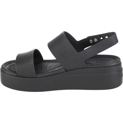Crocs, Damen, Sandalen, Brooklyn Low Wedge, Schwarz, (37) Crocs, Damen, Sandalen, Brooklyn Low Wedge, Schwarz, (37)