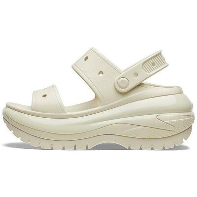 Crocs, Damen, Hausschuhe, Pantoletten MEGA CRUSH SANDAL, Beige, (37) Crocs, Damen, Hausschuhe, Pantoletten MEGA CRUSH SANDAL, Beige, (37)