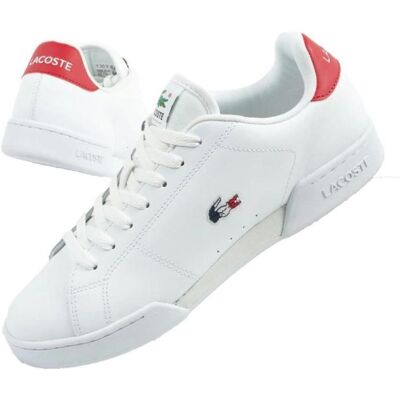 Lacoste - Carnaby Cup Leather - weiß - rot - Schuhe Lacoste - Carnaby Cup Leather - weiß - rot - Schuhe