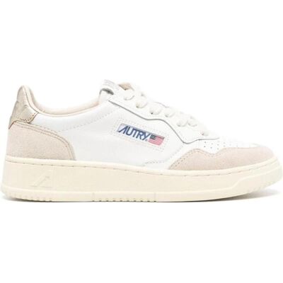 Autry, Damen, Sneakers, Medalist Low, Schwarz, Gold, Weiss, (38) Autry, Damen, Sneakers, Medalist Low, Schwarz, Gold, Weiss, (38)
