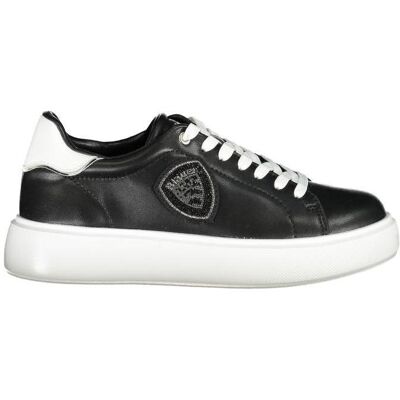 Blauer, Damen, Sneakers, Schwarzes Leder Damen Sneaker, Schwarz, (37) Blauer, Damen, Sneakers, Schwarzes Leder Damen Sneaker, Schwarz, (37)