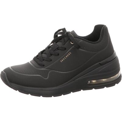 Skechers Damen, Sneakers, Damen Schnürschuhe Sportlich Gummisohle schwarz, Schwarz, (39.5) Skechers Damen, Sneakers, Damen Schnürschuhe Sportlich Gummisohle schwarz, Schwarz, (39.5)