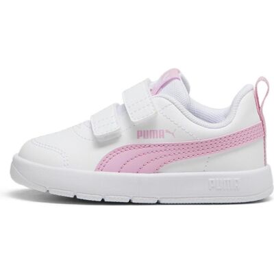 Puma Jungen, Sneakers, Courtflex V3 V Inf, Pink, Weiss, (27) Puma Jungen, Sneakers, Courtflex V3 V Inf, Pink, Weiss, (27)