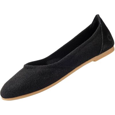 Baabuk, Damen, Ballerinas, Wool Ballerina Black, Schwarz, (37) Baabuk, Damen, Ballerinas, Wool Ballerina Black, Schwarz, (37)