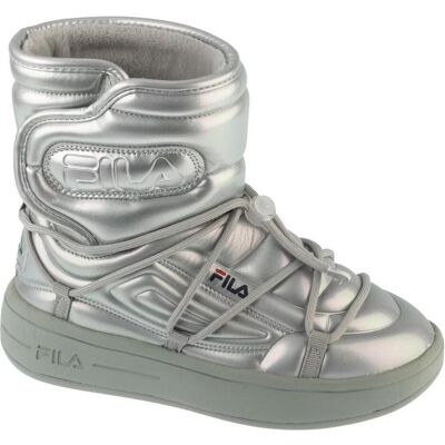 FILA, Damen, Boots + Stiefel, Superbubble Boot graue Winterstiefel für Damen, Grau, Silber, (37) FILA, Damen, Boots + Stiefel, Superbubble Boot graue Winterstiefel für Damen, Grau, Silber, (37)