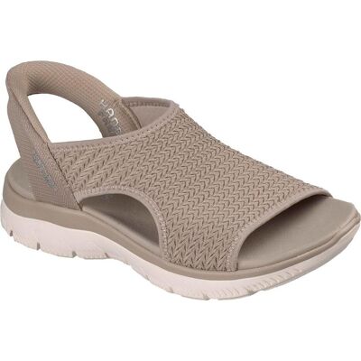 Skechers Damen, Sandalen, Sandalen, Grau, Beige, (39) Skechers Damen, Sandalen, Sandalen, Grau, Beige, (39)