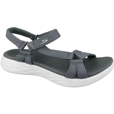 Skechers Damen, Sandalen, On the Go 600, Grau, (39) Skechers Damen, Sandalen, On the Go 600, Grau, (39)