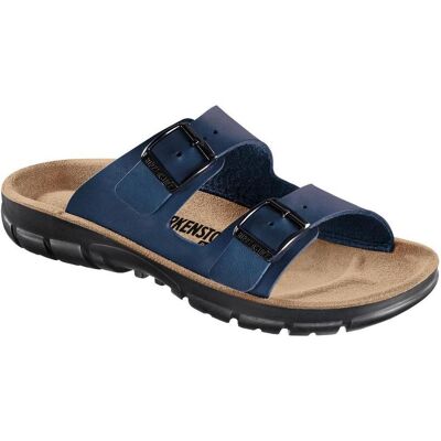 Birkenstock, Herren, Sandalen, Bilbao Birko-Flor Weichbettung normal, Blau, (43) Birkenstock, Herren, Sandalen, Bilbao Birko-Flor Weichbettung normal, Blau, (43)