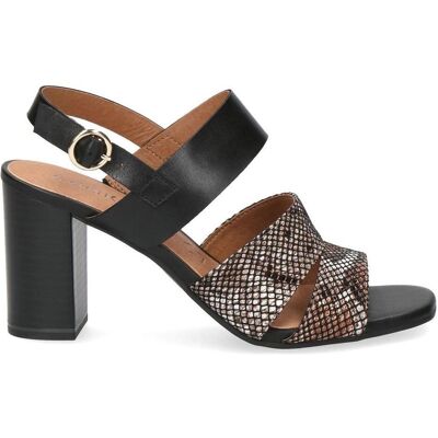 Caprice, Damen, Sandalen, Sandalette, Schwarz, (38) Caprice, Damen, Sandalen, Sandalette, Schwarz, (38)