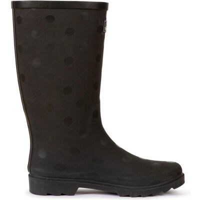 Trespass, Damen, Gummistiefel, Gummistiefel Elena Punktemuster, Schwarz, (41) Trespass, Damen, Gummistiefel, Gummistiefel Elena Punktemuster, Schwarz, (41)