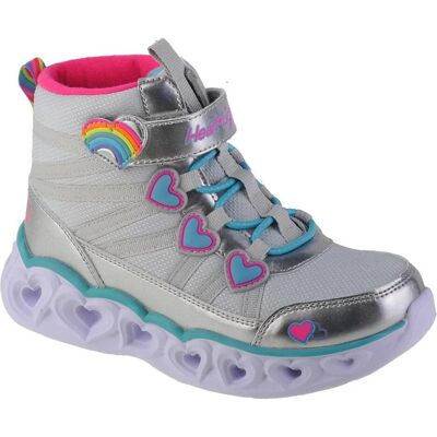 Skechers Mädchen, Boots + Stiefel, Sweetheart Lights - Sweet Styling 302668L-SMLT - 32, Silber, Grau, (32) Skechers Mädchen, Boots + Stiefel, Sweetheart Lights - Sweet Styling 302668L-SMLT - 32, Silber, Grau, (32)
