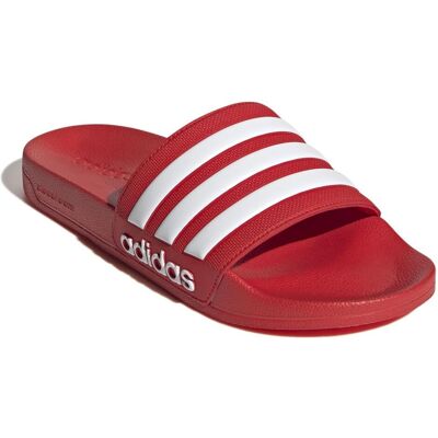 Adidas Herren, Hausschuhe, Adilette Shower, Mehrfarbig, Weiss, Rot, (40.5) Adidas Herren, Hausschuhe, Adilette Shower, Mehrfarbig, Weiss, Rot, (40.5)