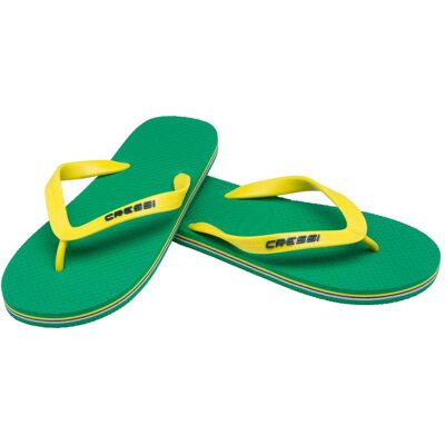Cressi, Unisex, Flip-Flops, Beach, Grün, Gelb, (39, 40) Cressi, Unisex, Flip-Flops, Beach, Grün, Gelb, (39, 40)