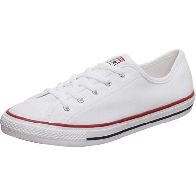 Converse, Damen, Sneakers, Chuck Taylor All Star Dainty Ox Low Top Sneaker Damen, Weiss, (37.5) Converse, Damen, Sneakers, Chuck Taylor All Star Dainty Ox Low Top Sneaker Damen, Weiss, (37.5)