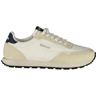 Blauer, Herren, Sneakers, Bianco Polyester Men's Sneaker, Blau, (41) Blauer, Herren, Sneakers, Bianco Polyester Men's Sneaker, Blau, (41)