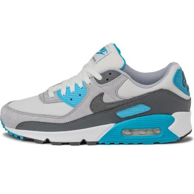Nike Herren, Sneakers, Air Max 90, Grau, Blau, (40.5) Nike Herren, Sneakers, Air Max 90, Grau, Blau, (40.5)