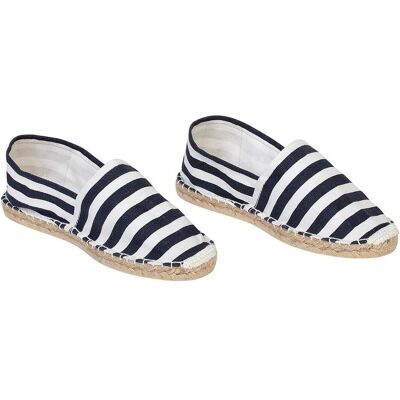 Akay Top, Damen, Espadrilles, Bayadere-Espadrille - Grösse 42, Weiss, Blau, (42) Akay Top, Damen, Espadrilles, Bayadere-Espadrille - Grösse 42, Weiss, Blau, (42)