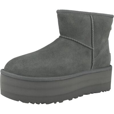 Ugg Classic Mini Platform Stiefel Grau - Regensturm - Damen Ugg Classic Mini Platform Stiefel Grau - Regensturm - Damen