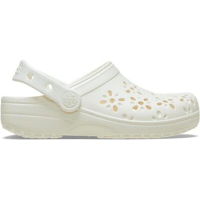 Crocs, Damen, Hausschuhe, Classic Floral Cut Out, Braun, (39, 40) Crocs, Damen, Hausschuhe, Classic Floral Cut Out, Braun, (39, 40)
