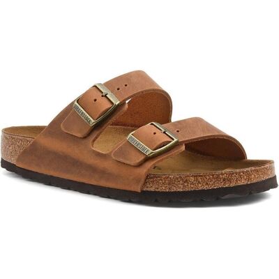 Birkenstock, Unisex, Sandalen, Arizona Men Oiled cognac, Braun, (41) Birkenstock, Unisex, Sandalen, Arizona Men Oiled cognac, Braun, (41)