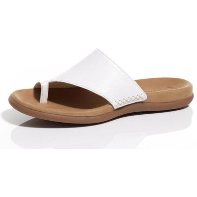 Gabor Damen, Flip-Flops, Pantoletten, Weiss, (37) Gabor Damen, Flip-Flops, Pantoletten, Weiss, (37)