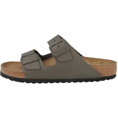 Birkenstock, Unisex, Sandalen, Arizona Naturleder normal, Grau, (41) Birkenstock, Unisex, Sandalen, Arizona Naturleder normal, Grau, (41)
