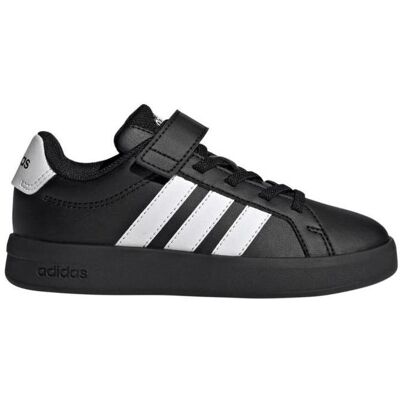 Adidas Mädchen, Sneakers, Grand Court Kinderschuhe, Weiss, Schwarz, (35) Adidas Mädchen, Sneakers, Grand Court Kinderschuhe, Weiss, Schwarz, (35)
