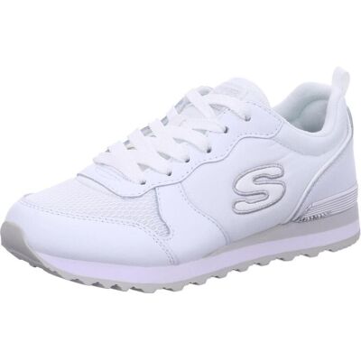 Skechers Damen, Sneakers, OG 85 Gold' Gurl Sneaker Damen, Weiss, Silber, (35) Skechers Damen, Sneakers, OG 85 Gold' Gurl Sneaker Damen, Weiss, Silber, (35)