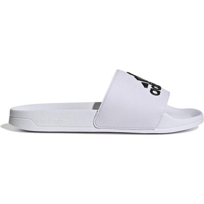 Adidas Unisex, Sandalen, Adilette Shower Badge of Sport Cloudfoam, Weiss, Schwarz, Mehrfarbig, (40.5) Adidas Unisex, Sandalen, Adilette Shower Badge of Sport Cloudfoam, Weiss, Schwarz, Mehrfarbig, (40.5)