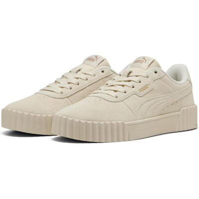Puma Damen, Sneakers, Carina 3.0 SD, Weiss, Gold, Beige, (37.5) Puma Damen, Sneakers, Carina 3.0 SD, Weiss, Gold, Beige, (37.5)