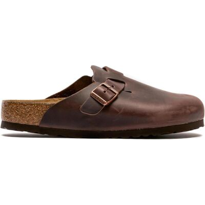 Birkenstock, Herren, Sandalen, Boston mit weichem Fussbett aus geöltem Leder, Braun, (37) Birkenstock, Herren, Sandalen, Boston mit weichem Fussbett aus geöltem Leder, Braun, (37)