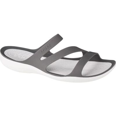 Crocs, Damen, Sandalen, Swiftwater, Grau, (34, 35) Crocs, Damen, Sandalen, Swiftwater, Grau, (34, 35)