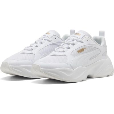 Puma Damen, Sneakers, CASSIA 2.0, Weiss, Gold, (40.5) Puma Damen, Sneakers, CASSIA 2.0, Weiss, Gold, (40.5)