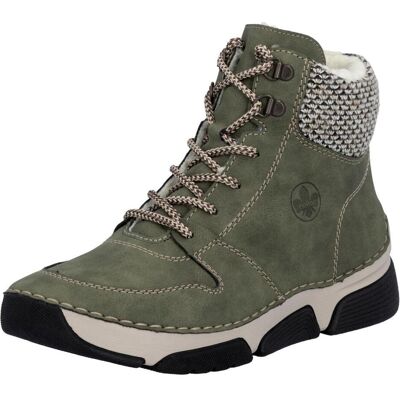 Rieker, Damen, Boots + Stiefel, Stiefelette, Grün, (37) Rieker, Damen, Boots + Stiefel, Stiefelette, Grün, (37)